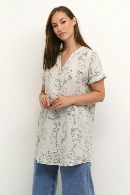 CRBellis Linen tunic