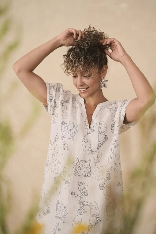 CRBellis Linen tunic