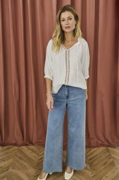 CRKiyo Linen blouse