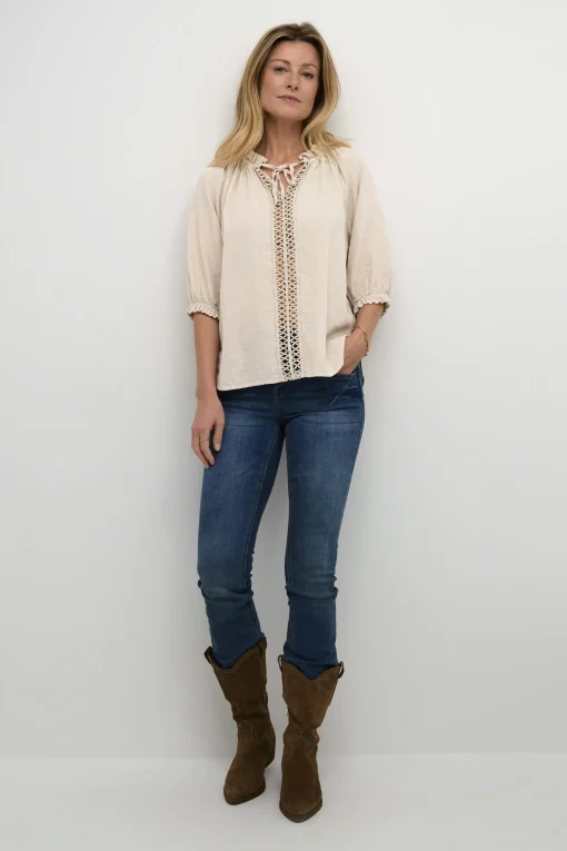 CRKiyo Linen blouse